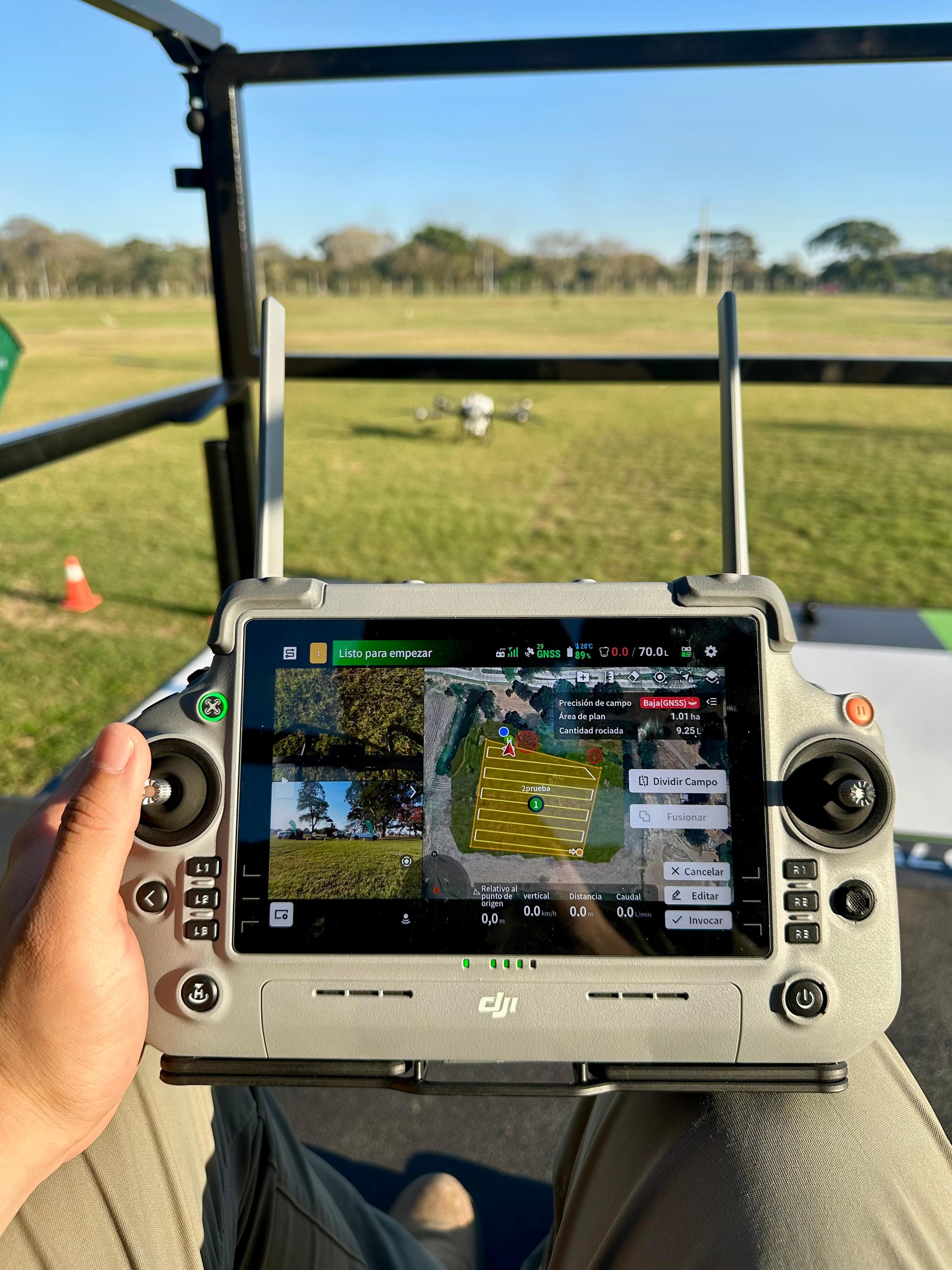 Práctica con controlador DJI